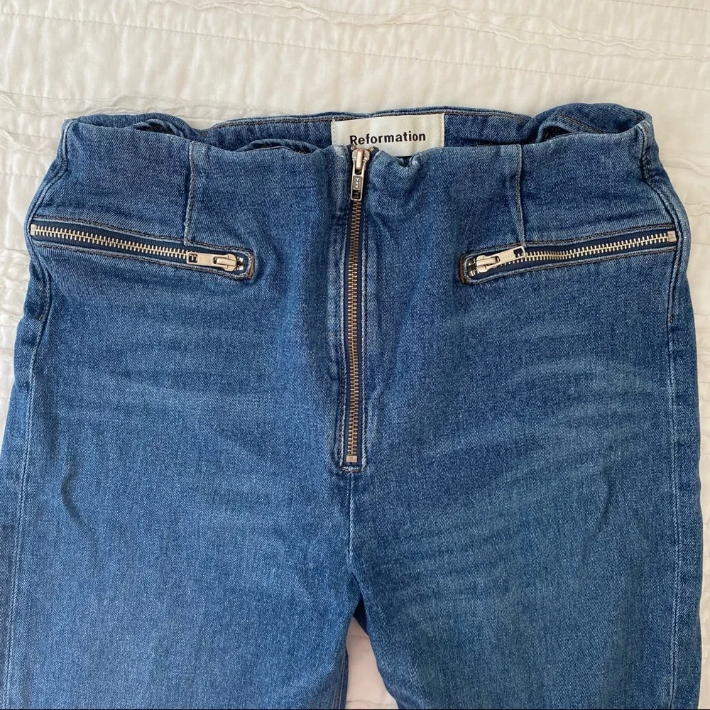 Reformation Niki Jean in Kasai - Picture 5 of 12